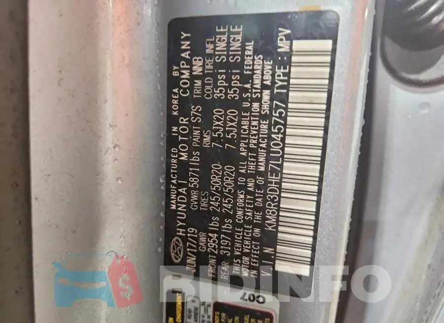 KM8R3DHE7LU045757 Photo# 14