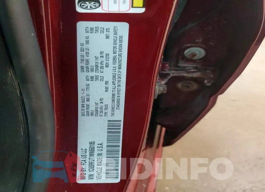 1C6SRFJT1MN660185 Photo# 12