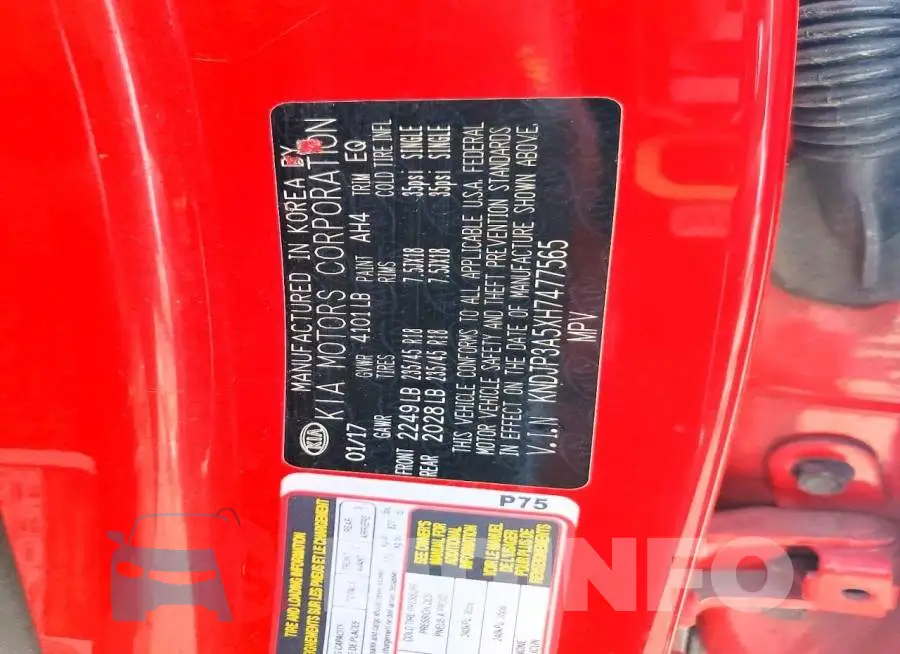 KNDJP3A5XH7477565 Photo# 13
