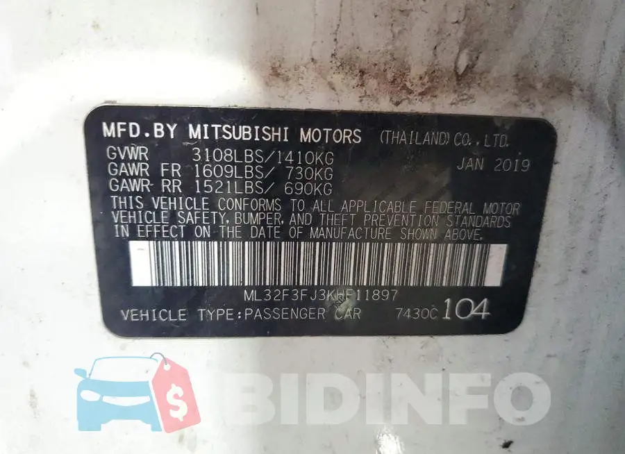 ML32F3FJ3KHF11897 Photo# 12
