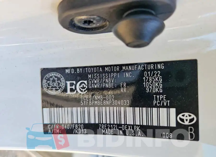 5YFBPMBE8NP304033 Photo# 12