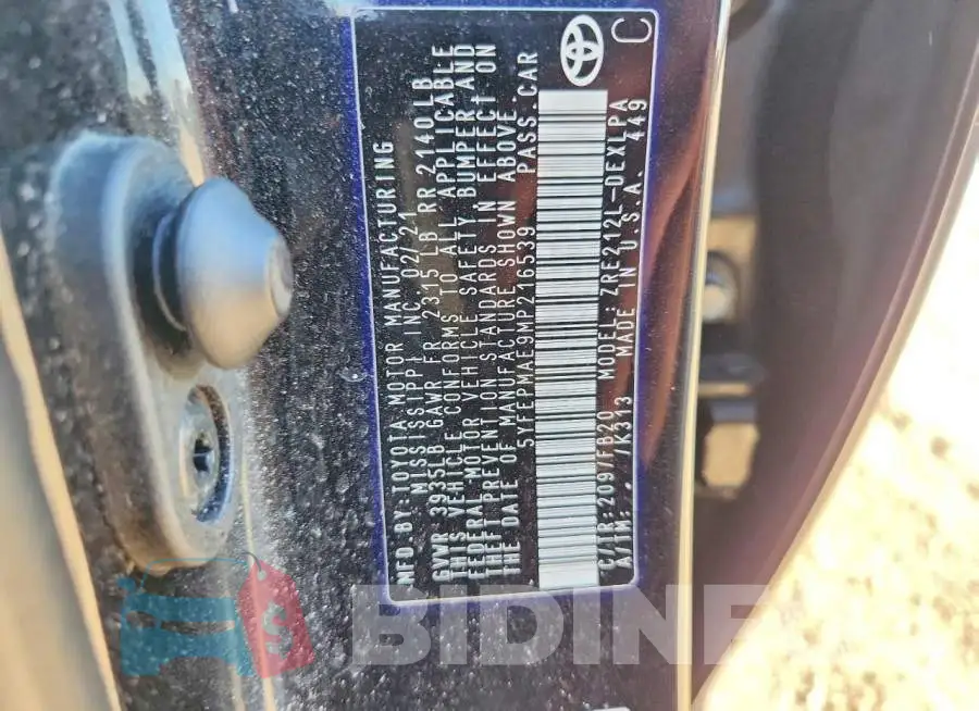 5YFEPMAE9MP216539 Photo# 12
