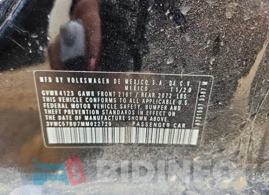 3VWC57BU7MM022729 Photo# 12