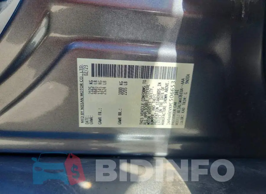 1N4AA6EVXPC506653 Photo# 12