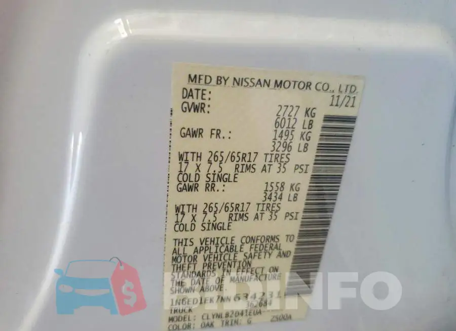 1N6ED1EK7NN634231 Photo# 12