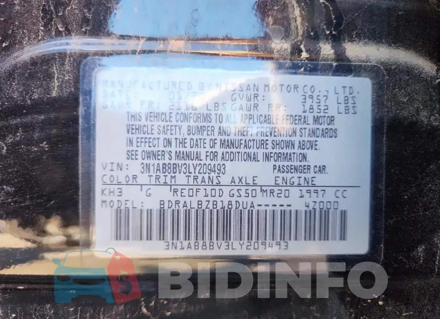 3N1AB8BV3LY209493 Photo# 12