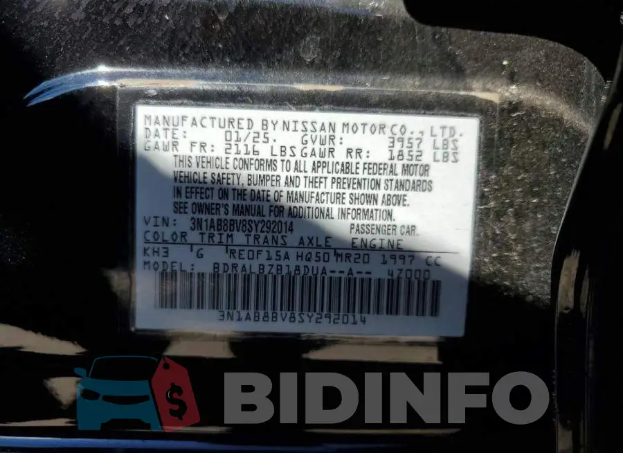 3N1AB8BV8SY292014 Photo# 12