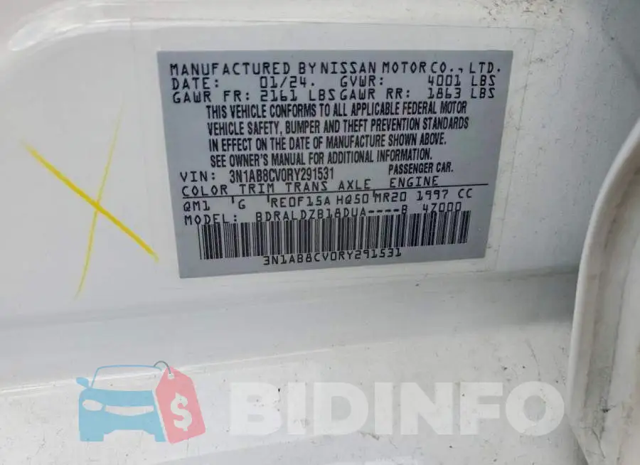 3N1AB8CV0RY291531 Photo# 12