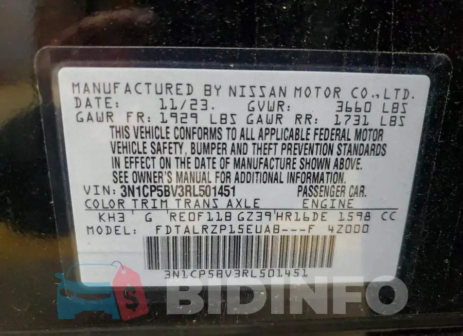 3N1CP5BV3RL501451 Photo# 12