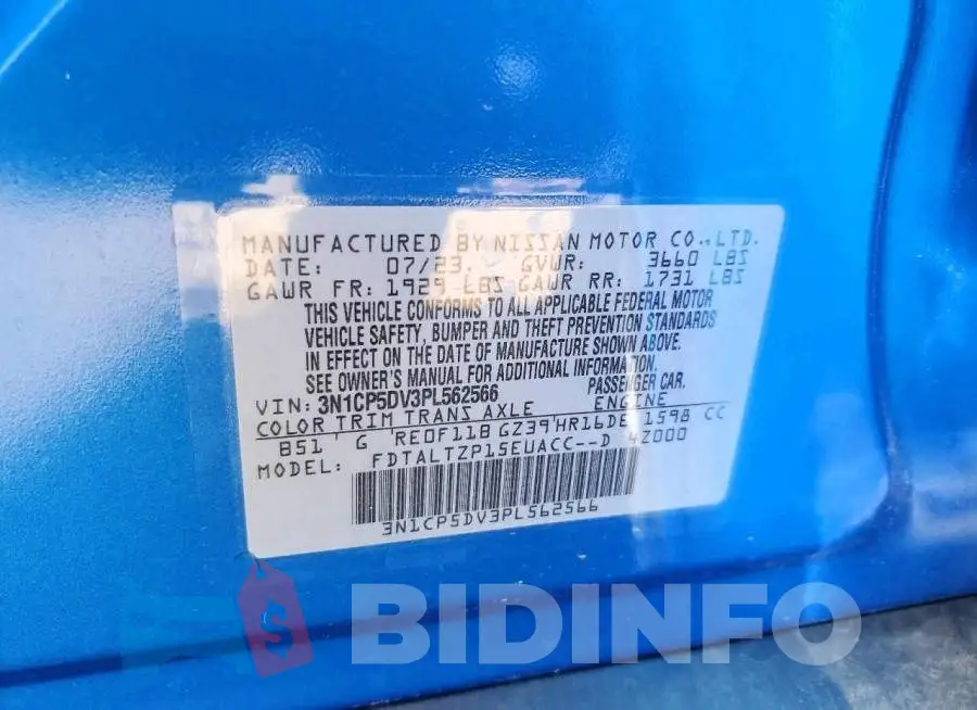 3N1CP5DV3PL562566 Photo# 12