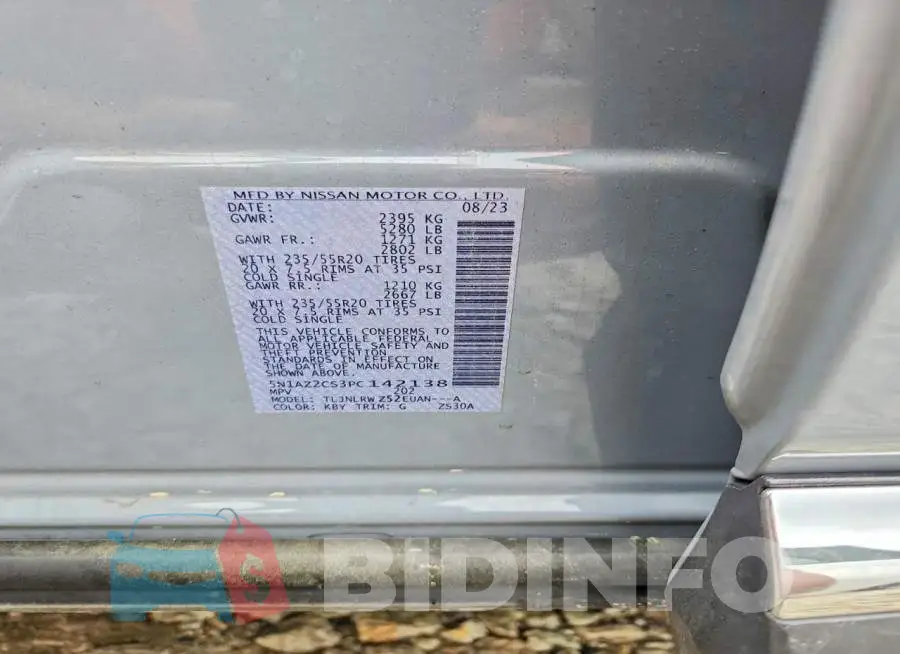 5N1AZ2CS3PC142138 Photo# 12