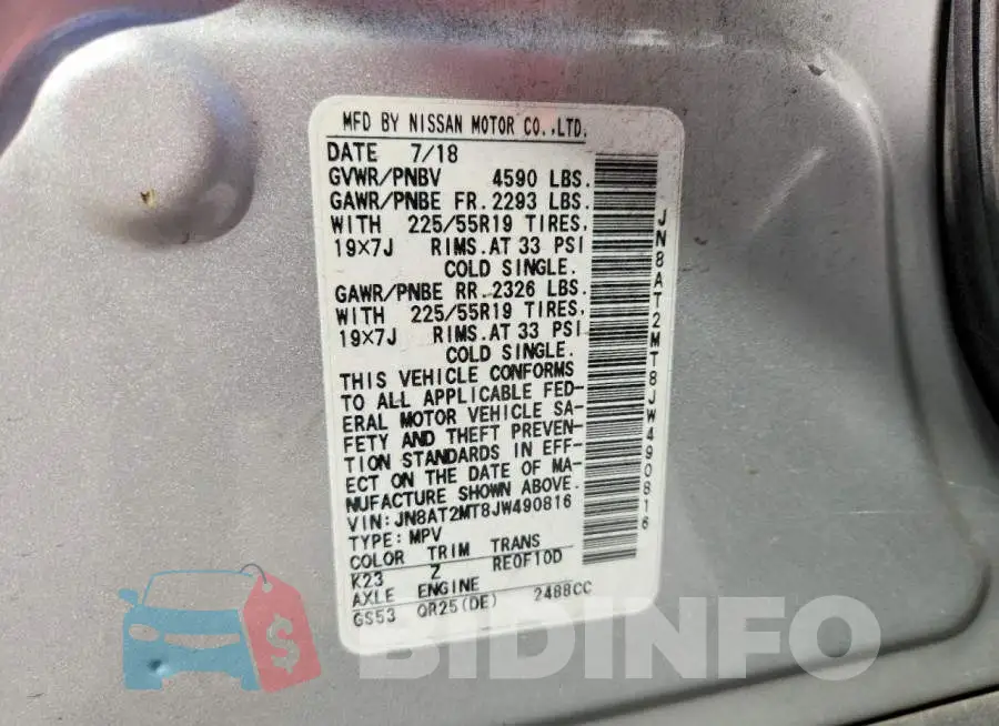 JN8AT2MT8JW490816 Photo# 13
