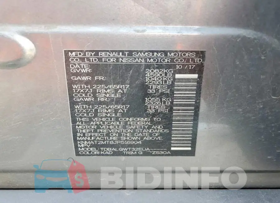 KNMAT2MT8JP516904 Photo# 13