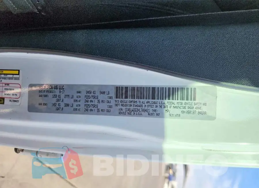 1C4BJWDG3HL709421 Photo# 13