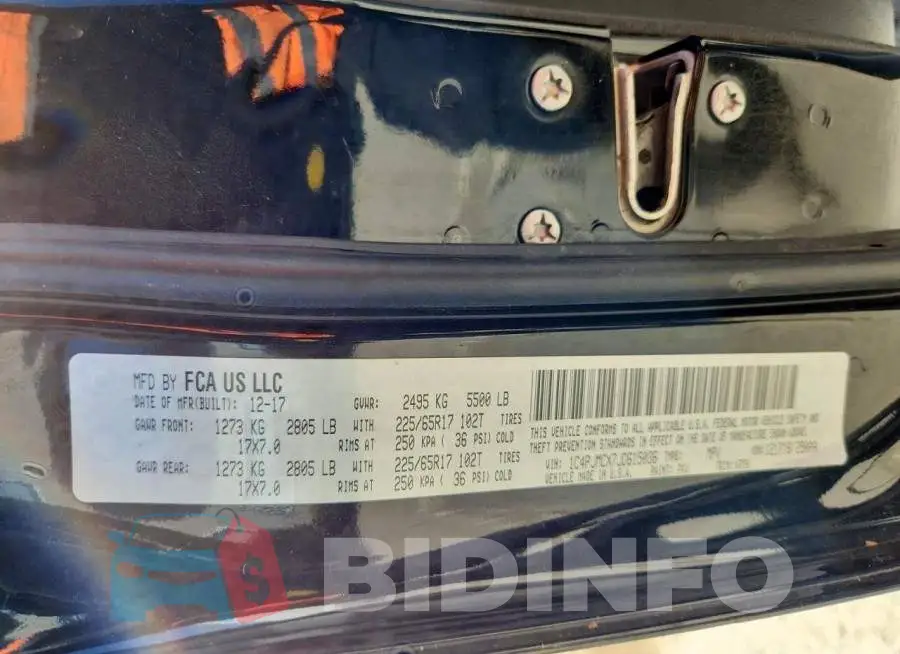 1C4PJMCX7JD615036 Photo# 14