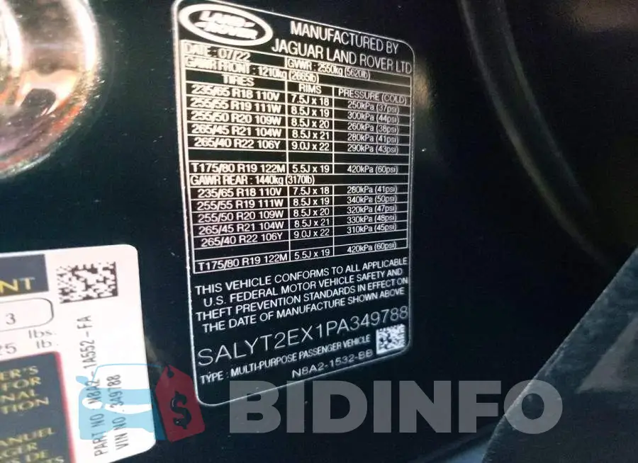 SALYT2EX1PA349788 Photo# 13
