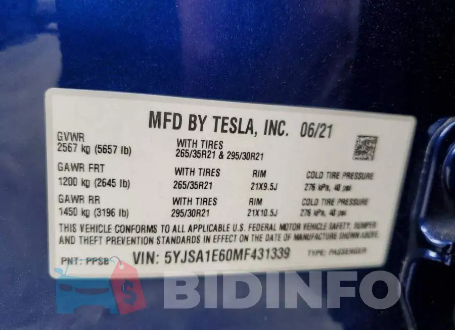 5YJSA1E60MF431339 Photo# 12