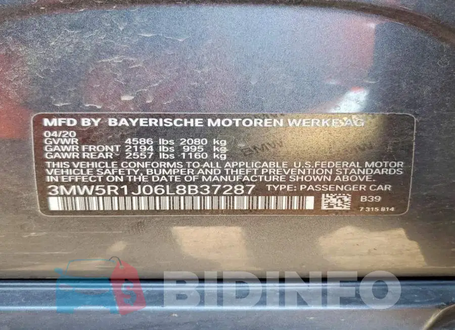3MW5R1J06L8B37287 Photo# 12