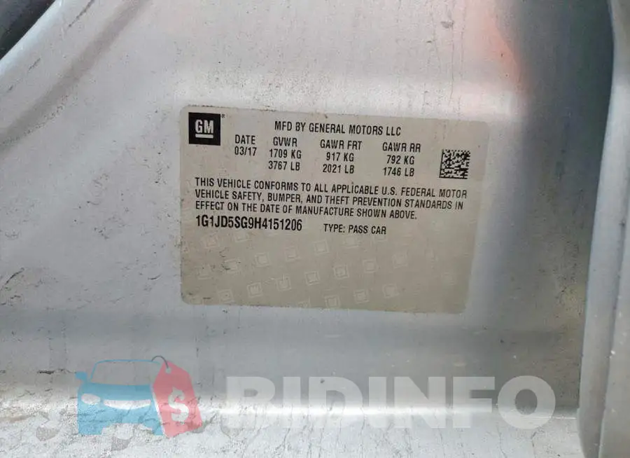 1G1JD5SG9H4151206 Photo# 13