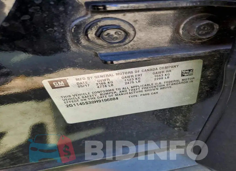 2G1145S30H9196884 Photo# 13