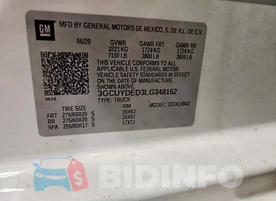 3GCUYDED3LG348162 Photo# 12