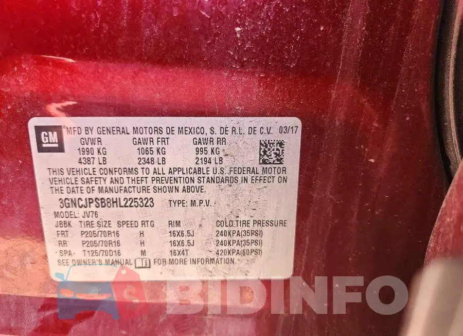3GNCJPSB8HL225323 Photo# 13