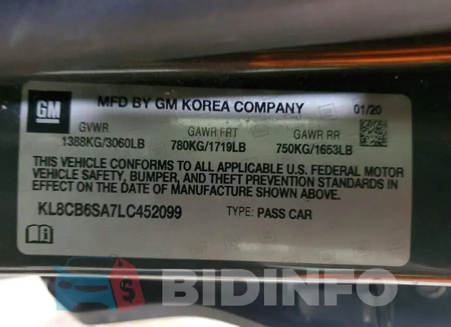 KL8CB6SA7LC452099 Photo# 13