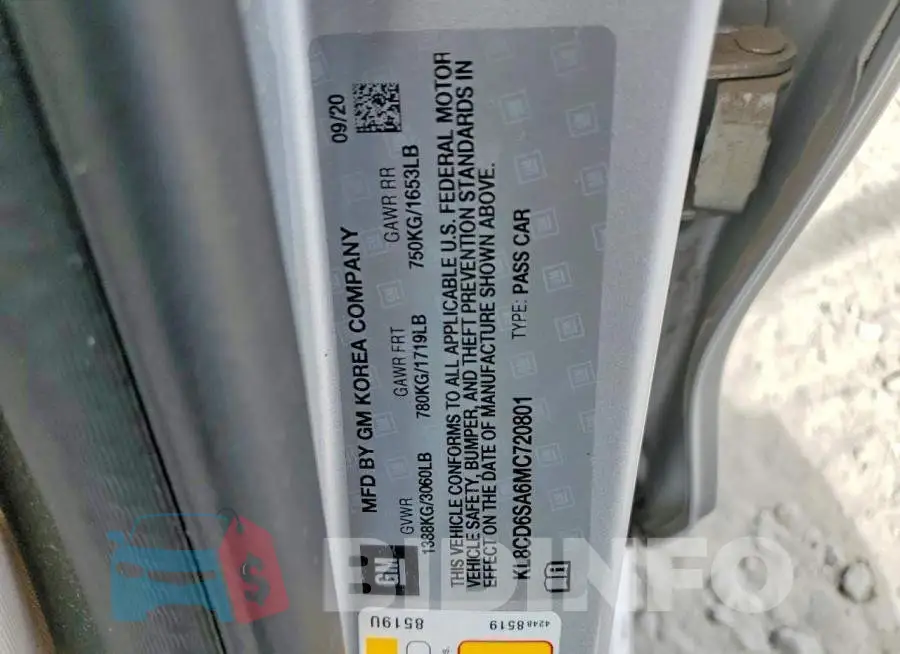 KL8CD6SA6MC720801 Photo# 12