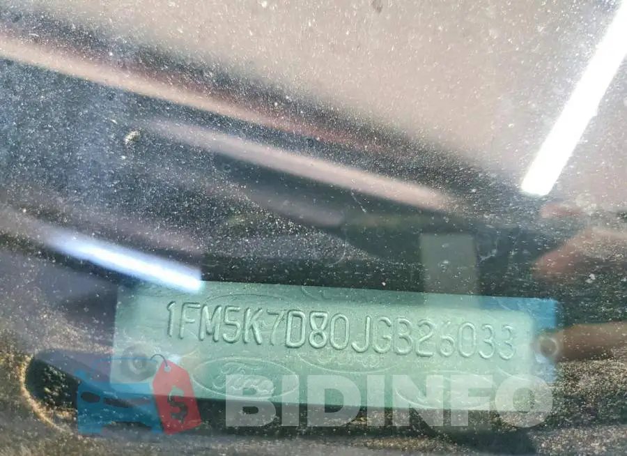1FM5K7D80JGB26033 Photo# 13