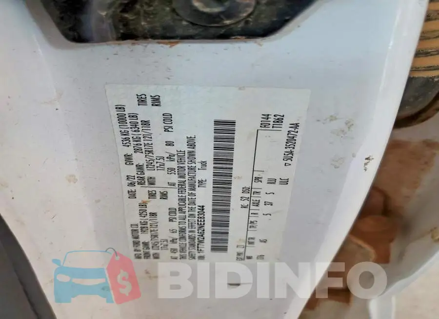 1FT7W2A62NEE83044 Photo# 12