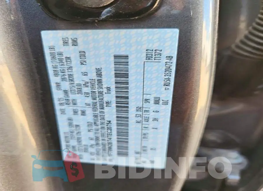 1FT8W2BT4TEC20754 Photo# 12