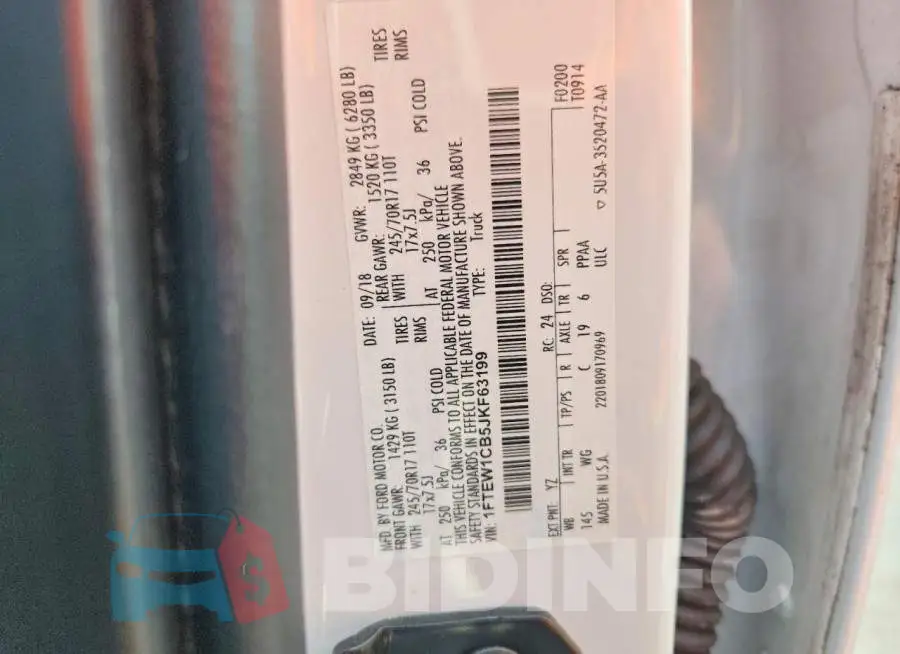 1FTEW1CB5JKF63199 Photo# 12