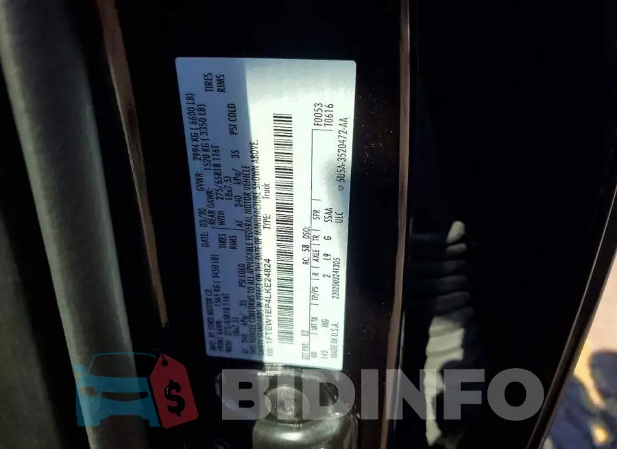 1FTEW1EP4LKE24824 Photo# 13