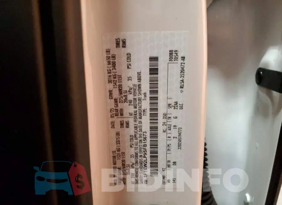 1FTEW2LP9SFB15673 Photo# 13