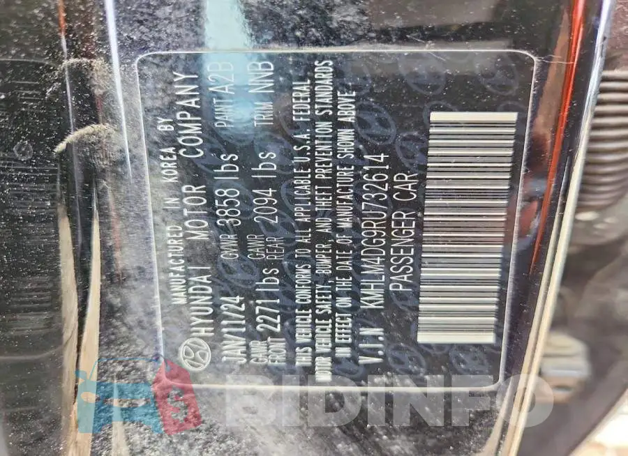 KMHLM4DG9RU732614 Photo# 13