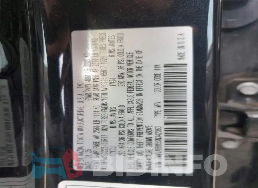 7MMVABBM5SN342063 Photo# 14