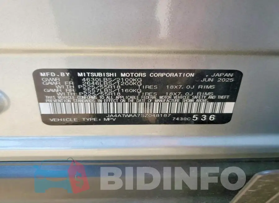 JA4ATWAA7SZ048187 Photo# 13