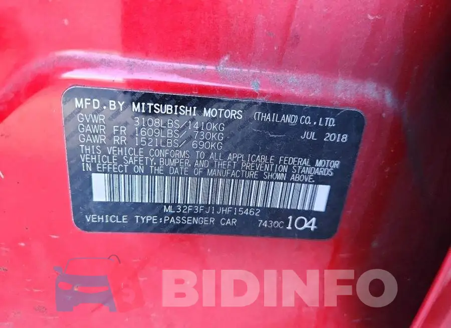 ML32F3FJ1JHF15462 Photo# 12