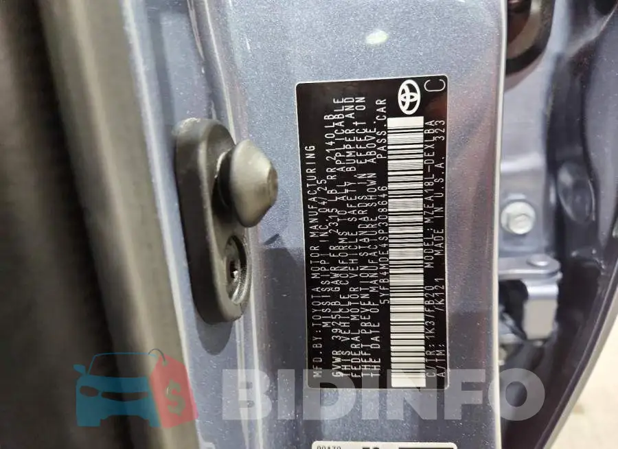 5YFB4MDE4SP308646 Photo# 12