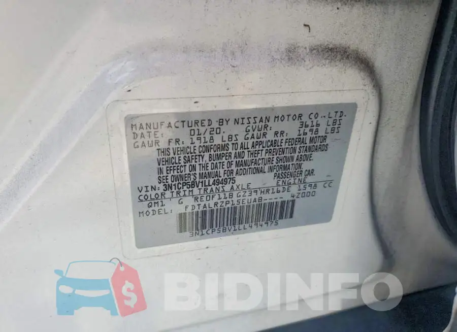3N1CP5BV1LL494975 Photo# 14