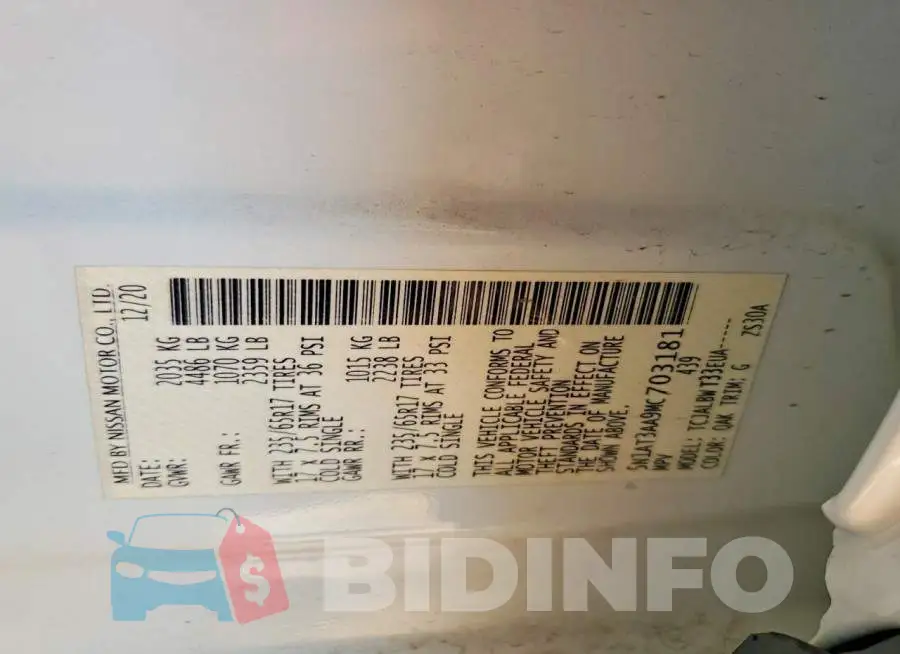 5N1AT3AA9MC703181 Photo# 14