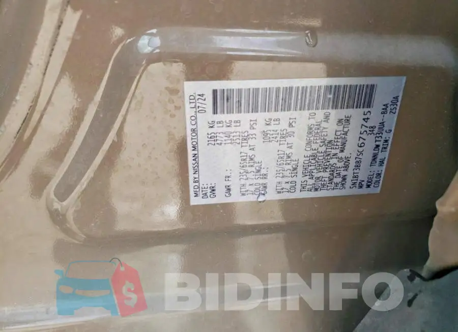5N1BT3BB7SC675745 Photo# 12