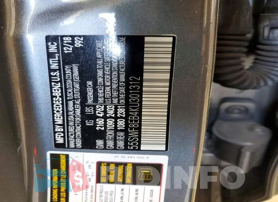 55SWF8EB4KU301312 Photo# 12