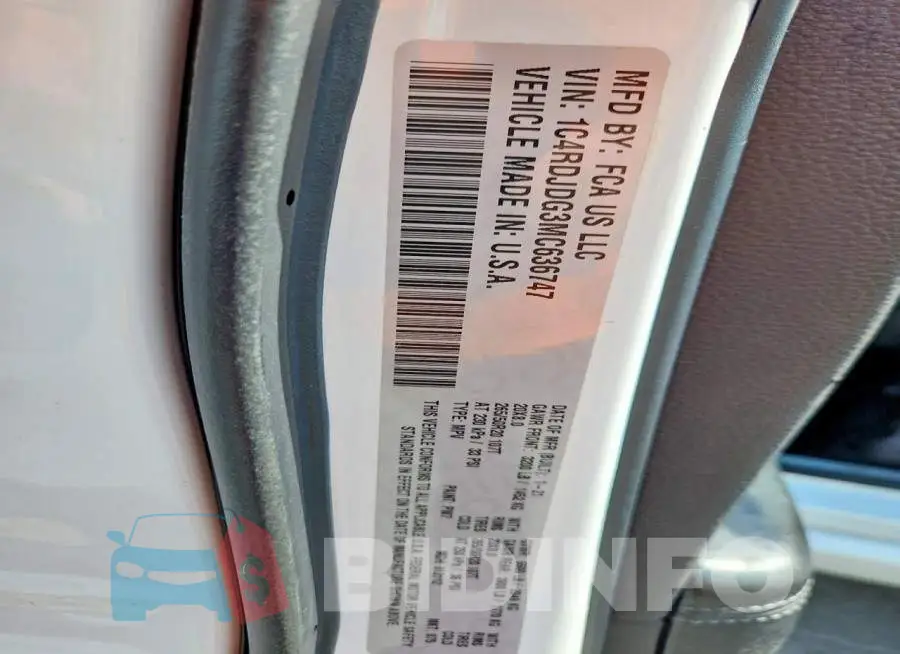 1C4RDJDG3MC636747 Photo# 14