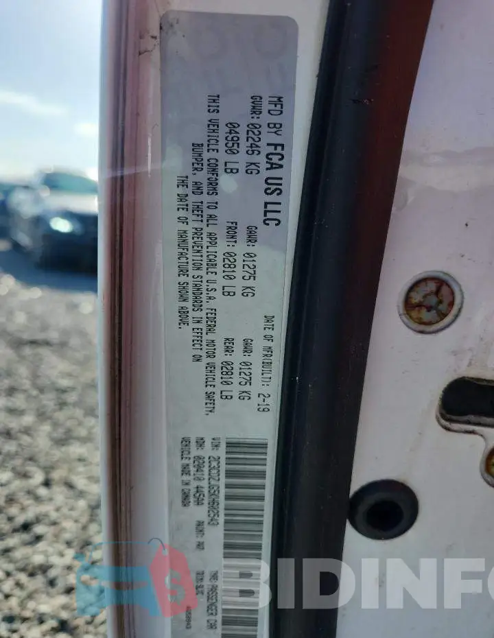 2C3CDZJG5KH602543 Photo# 12