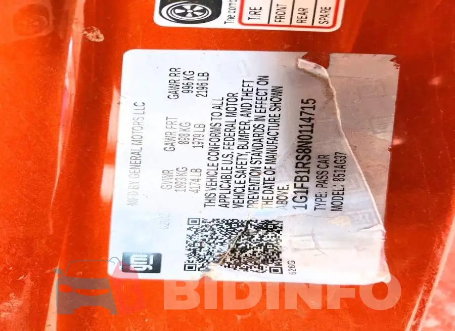 1G1FB1RS8N0114715 Photo# 12