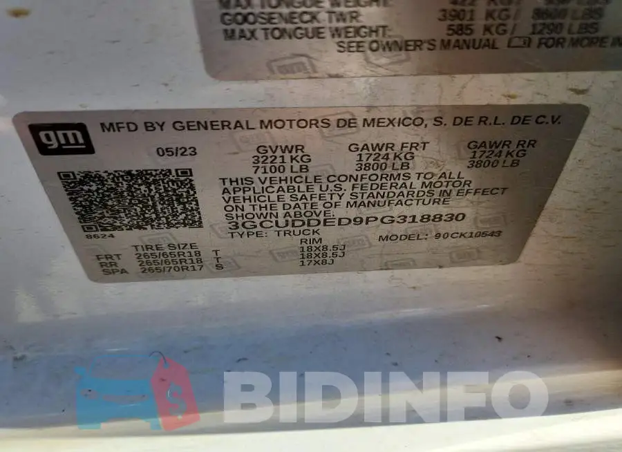 3GCUDDED9PG318830 Photo# 13