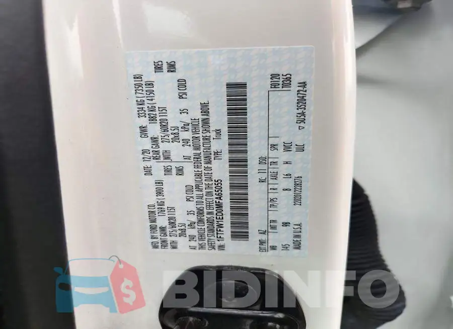 1FTFW1ED0MFA65055 Photo# 12