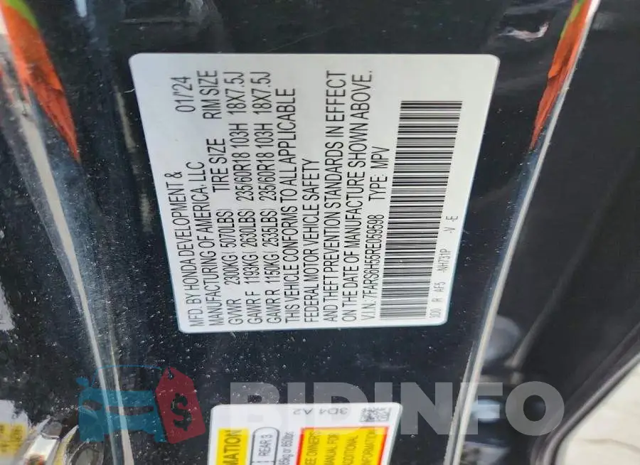 7FARS6H55RE059598 Photo# 13