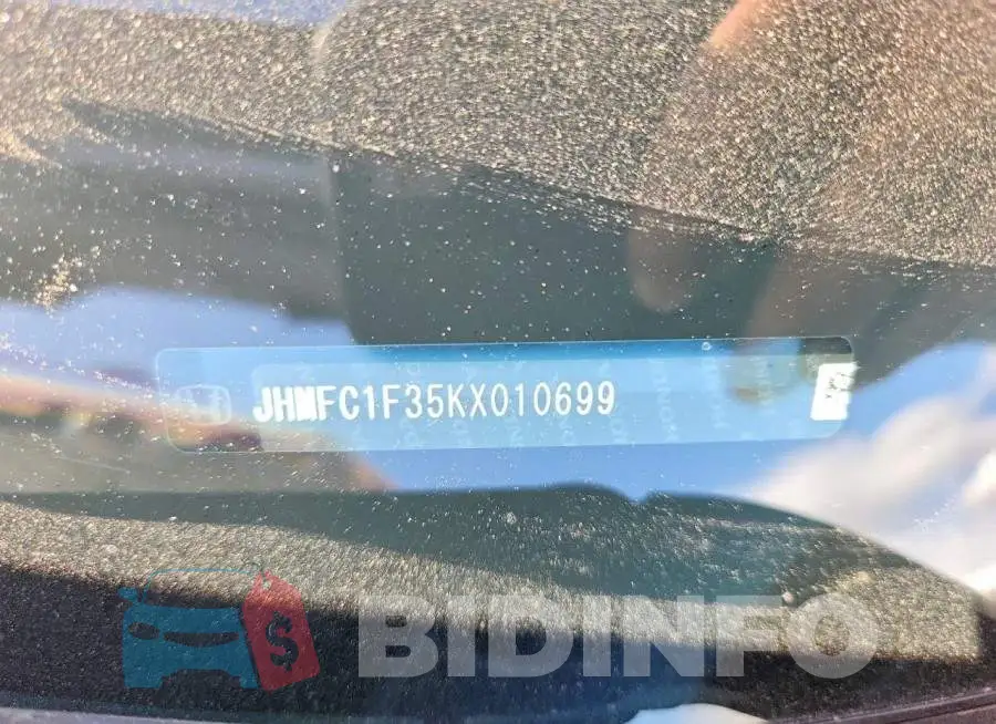 JHMFC1F35KX010699 Photo# 12
